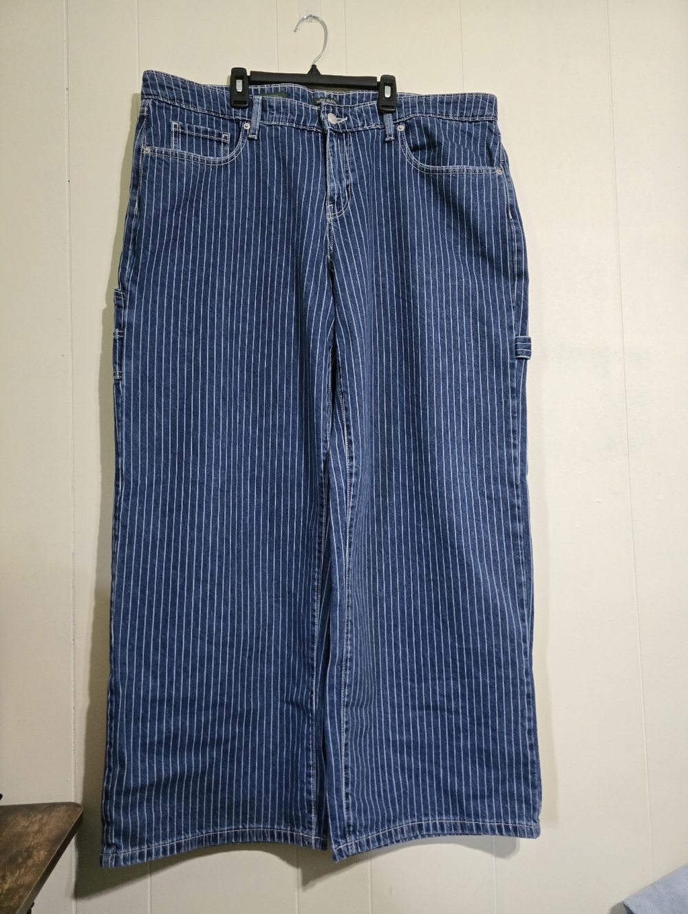 wild fable Blue and White Pinstripe Jeans - Picture 2 of 5
